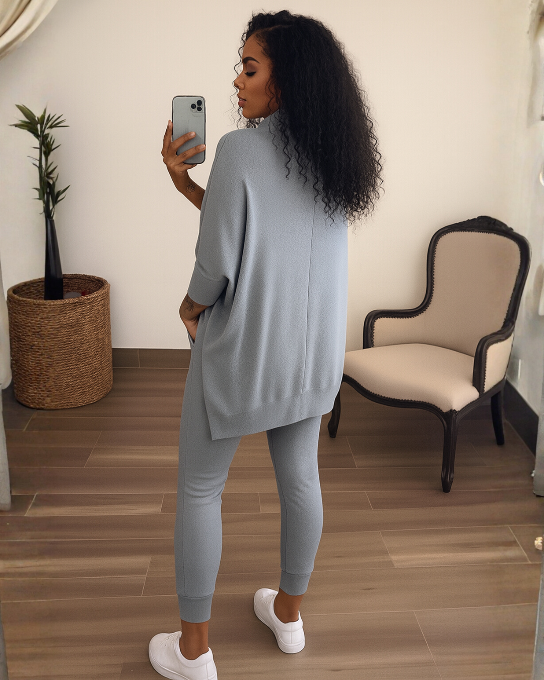 Conjunto de invierno en Lana Fina para mujer