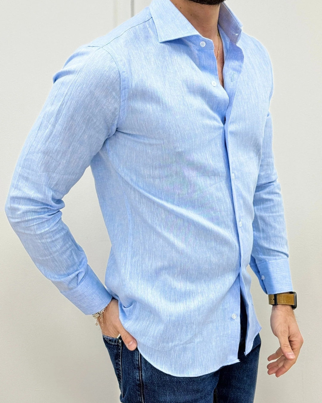 Camisa de Lino para Hombre