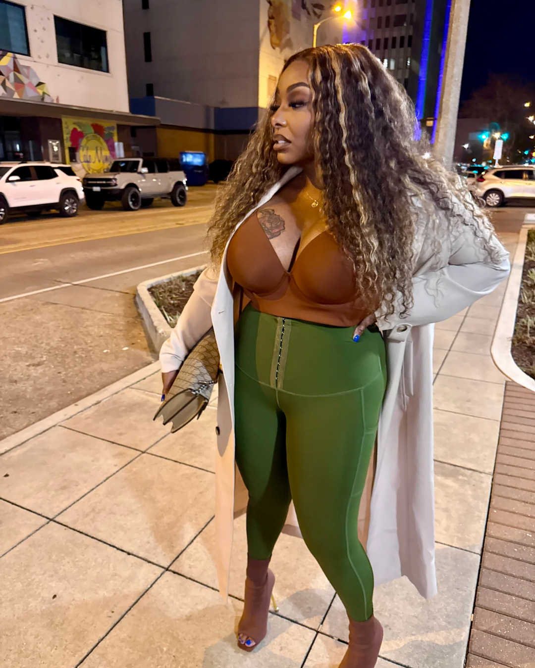 Leggings de Cintura Alta Modeladora y con Cremallera Frontal