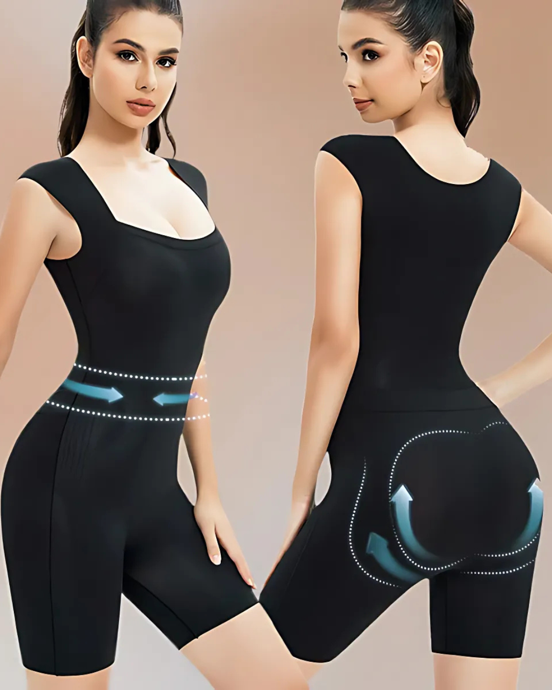 Body modelador de cuerpo entero para mujer