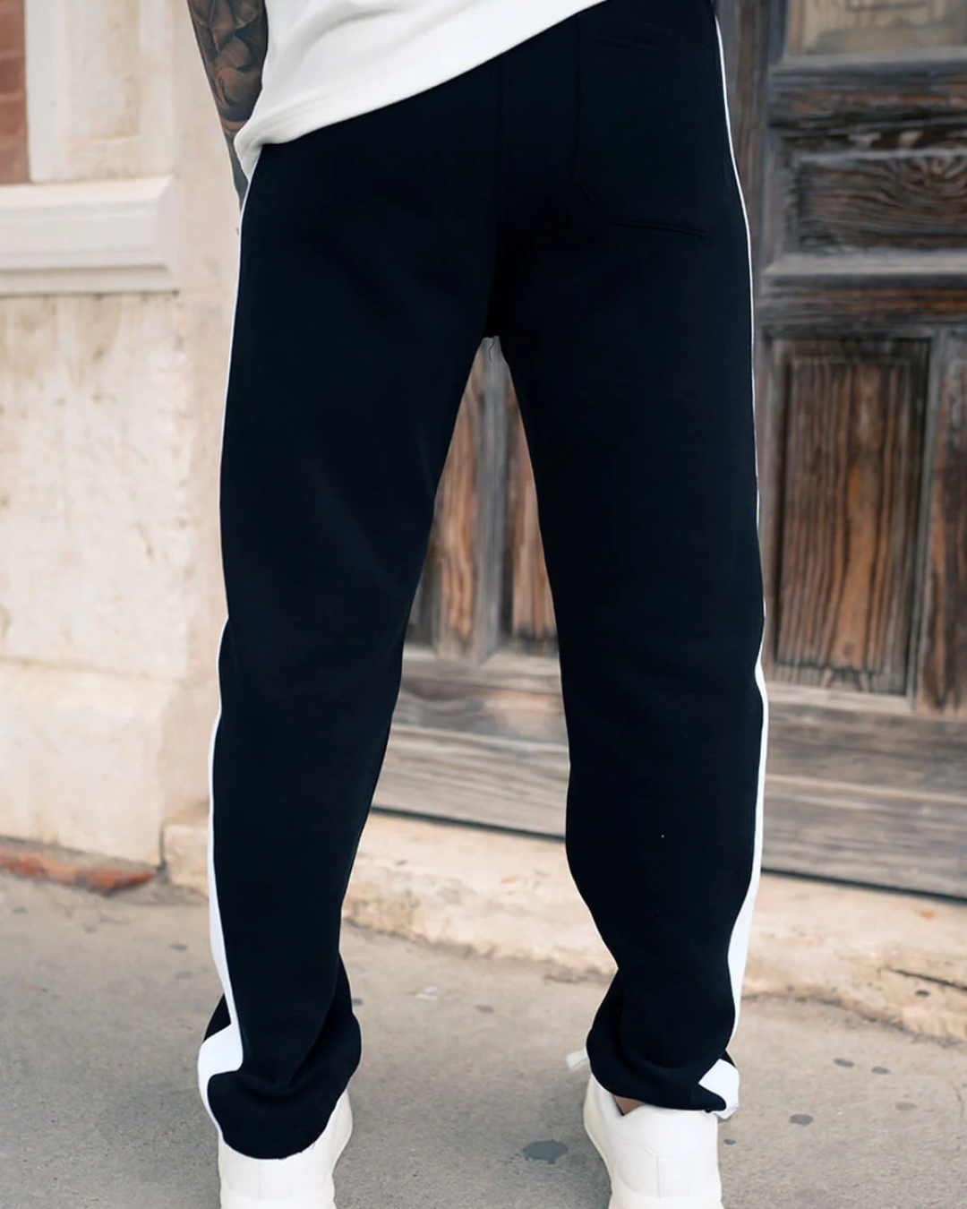 Pantalón Jogger con Banda Lateral para Hombre
