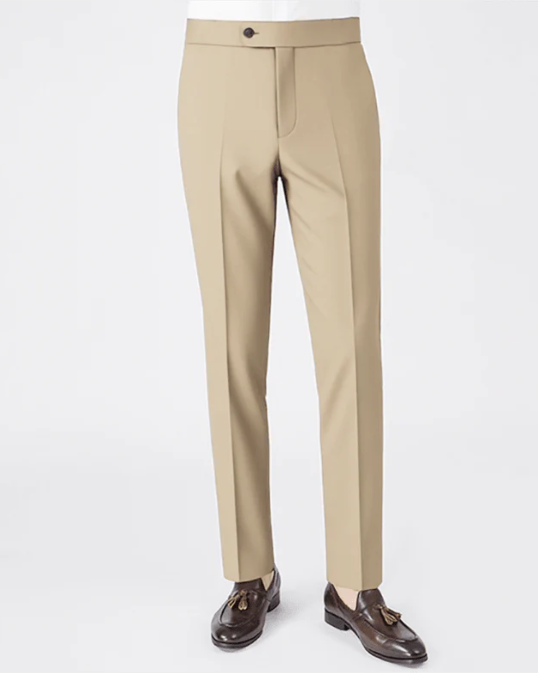 Pantalones formales elásticos para hombre