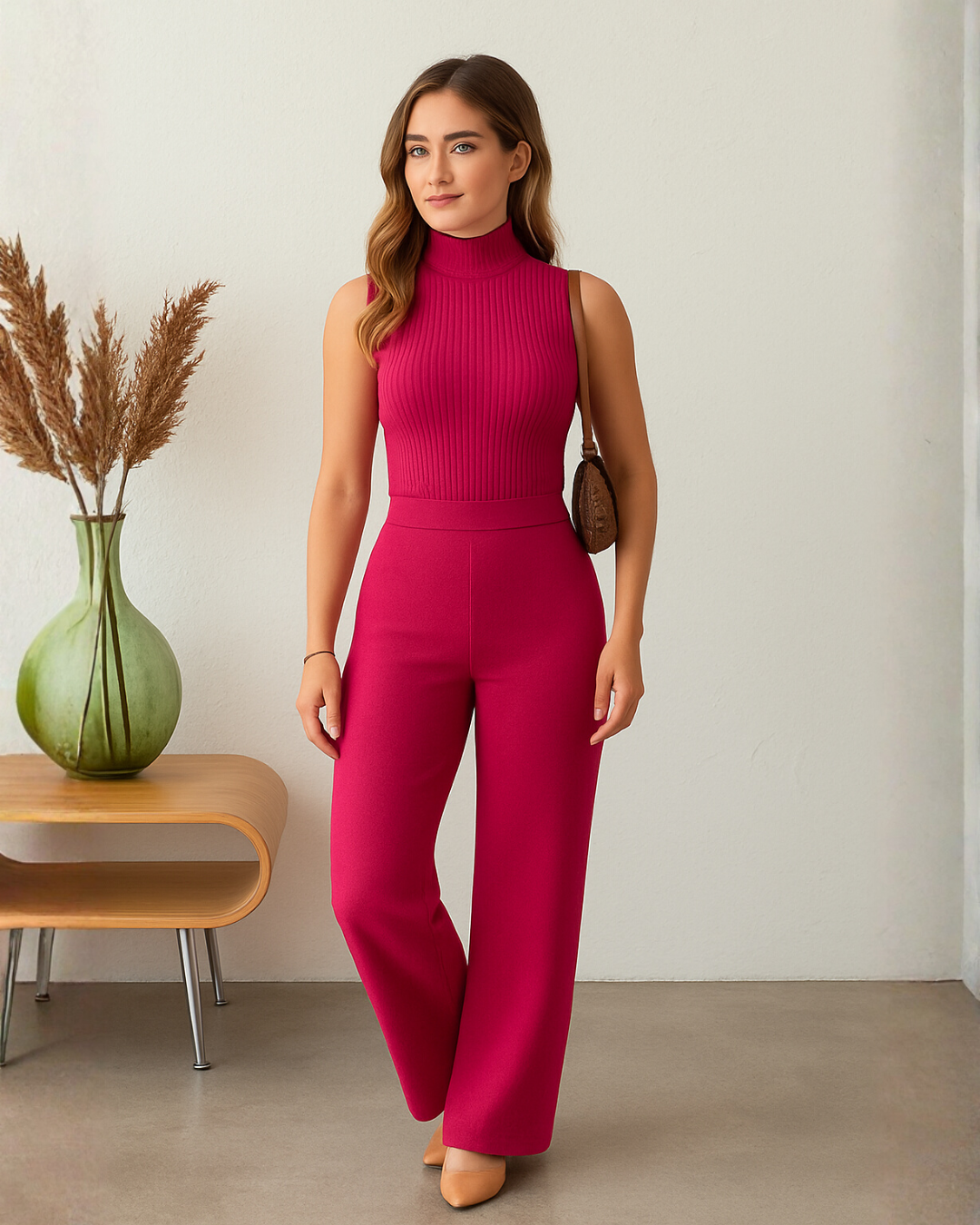 Elegante conjunto de tres piezas Versatilidad con estilo para mujer