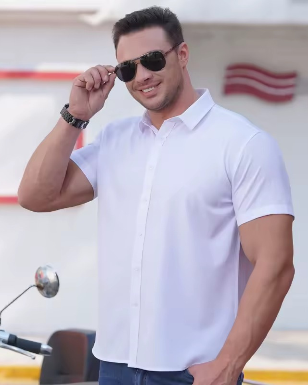 Camisa de Manga Corta para Hombre