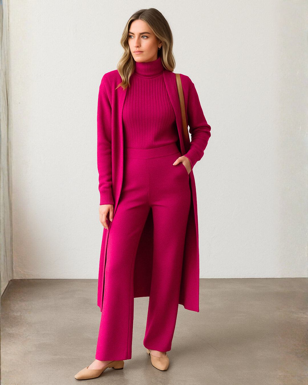Elegante conjunto de tres piezas Versatilidad con estilo para mujer