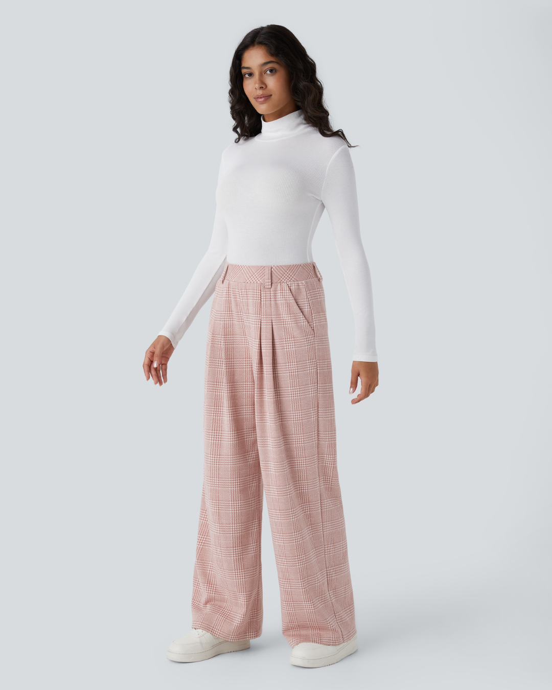 Pantalón de Pierna Ancha con Estampado para Mujer