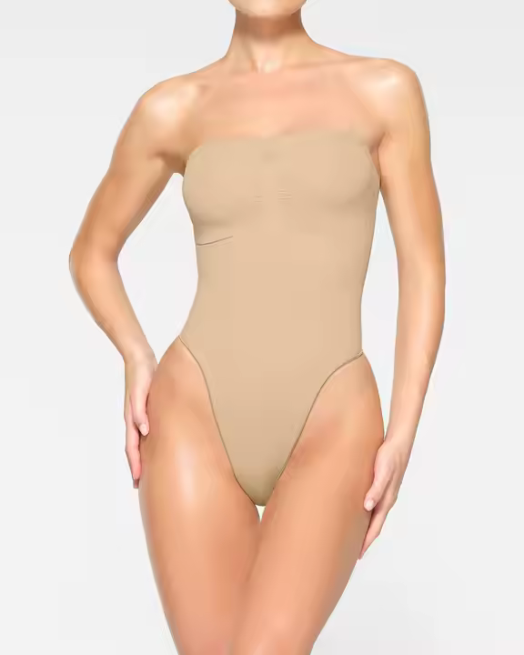 Body sin Tirantes para Mujer con Control del Vientre y Moldeado sin Costuras