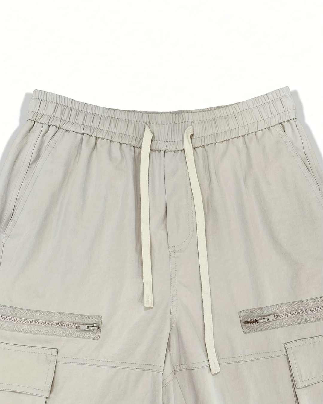 Pantalón Cargo con Cintura de Cordón Ajustable Para Hombre