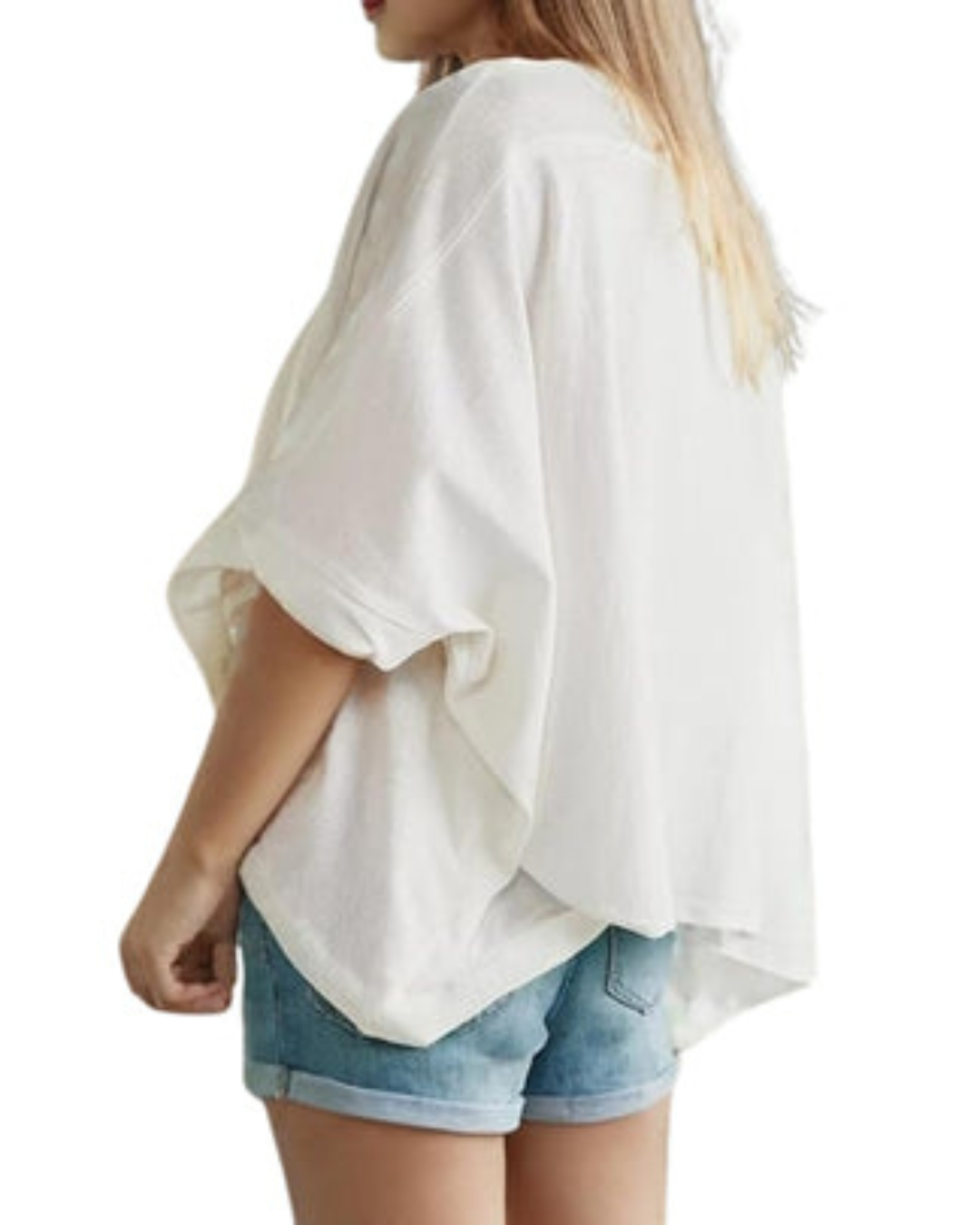 Camiseta Informal de Corte Holgado y Cómodo para Mujer
