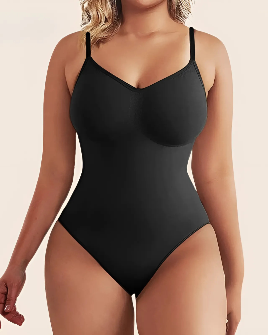 Body modelador con tirantes ajustables para mujer