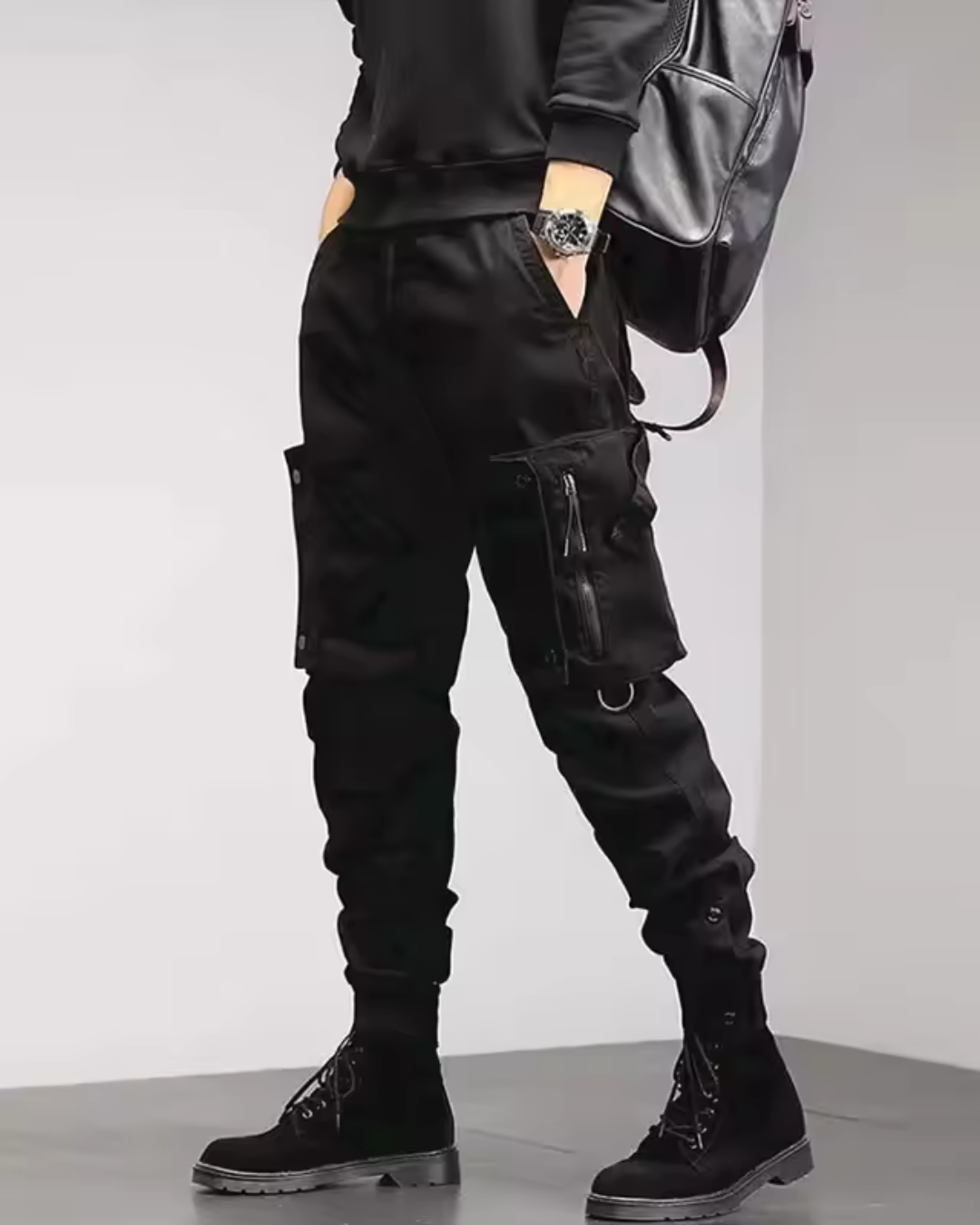 Pantalones Cargo Vintage Para Hombre de Estilo Americano