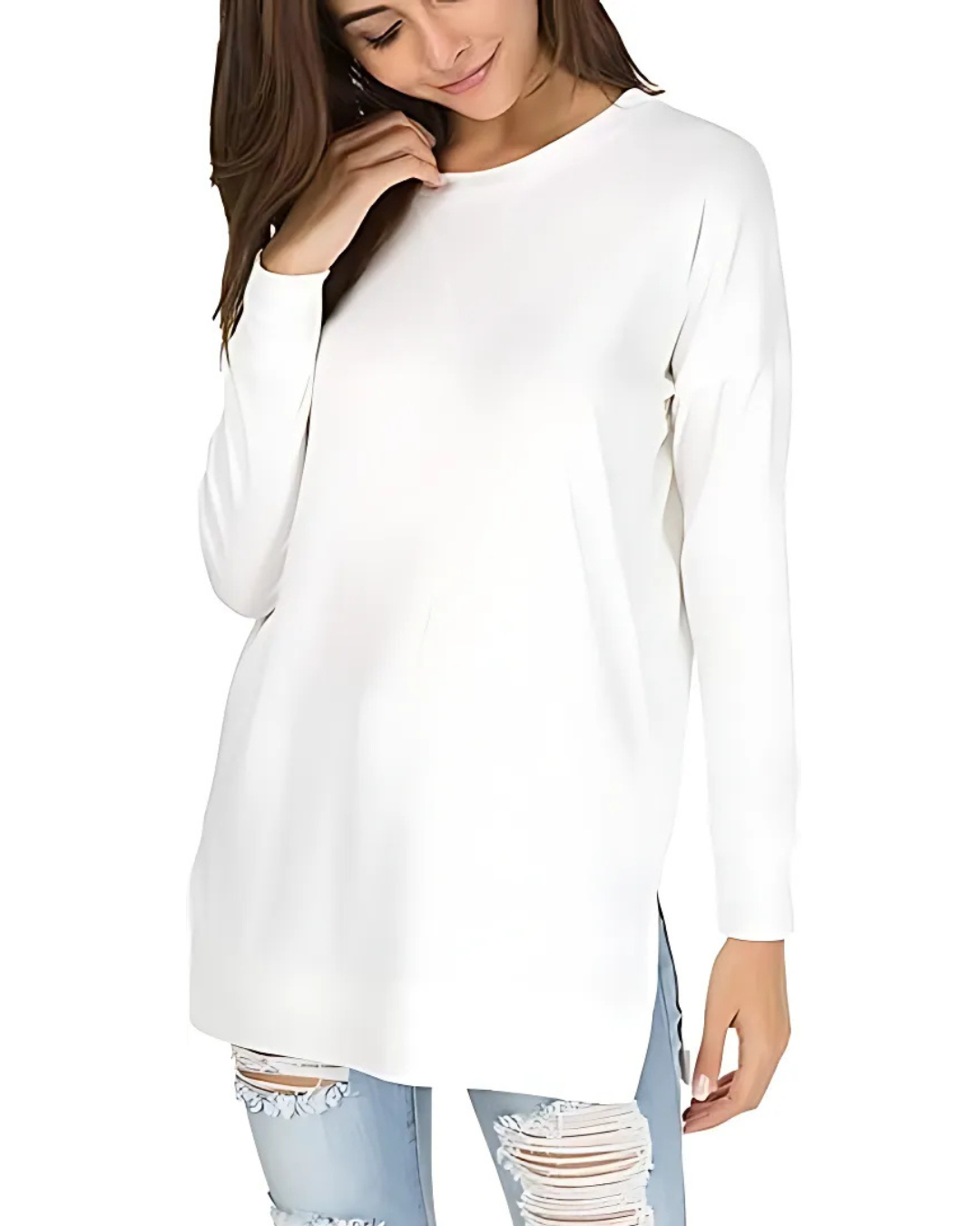 Jersey de Manga larga y Corte holgado para un Estilo Casual y Cómodo