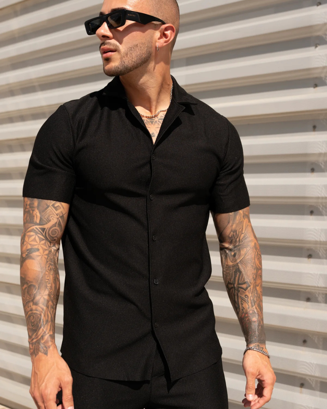 Conjunto Casual de Camiseta Manga Corta y Pantalón para Hombre
