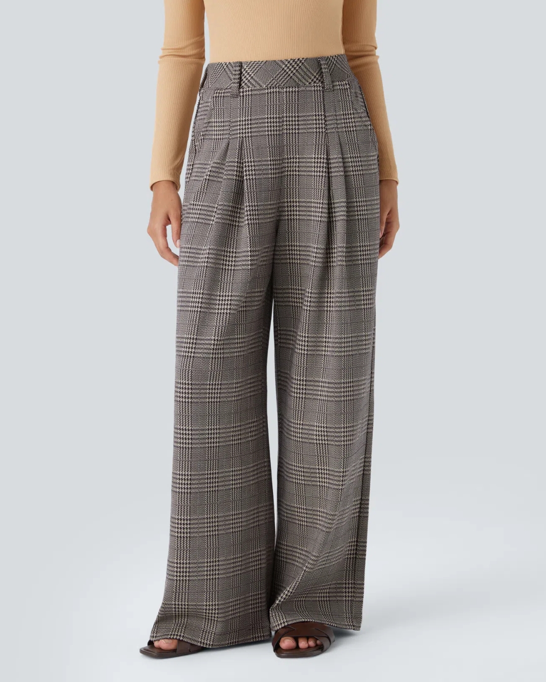 Pantalón de Pierna Ancha con Estampado para Mujer