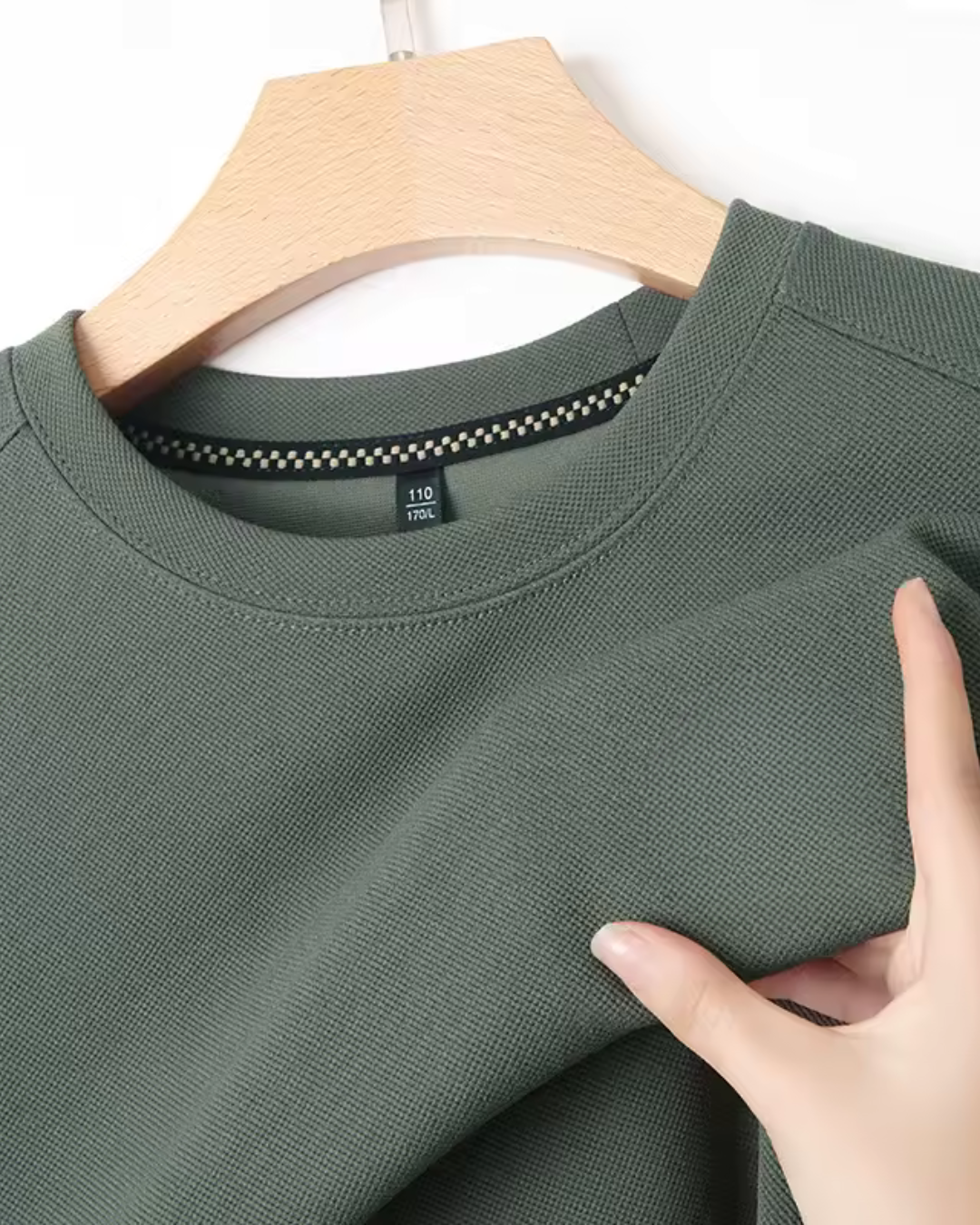 Jersey Manga Larga Elegante de Tejido Elástico para Hombre