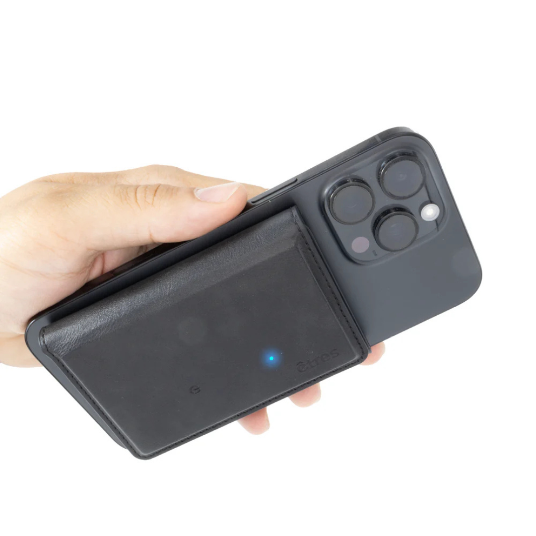 Billetera con tecnología de seguimiento