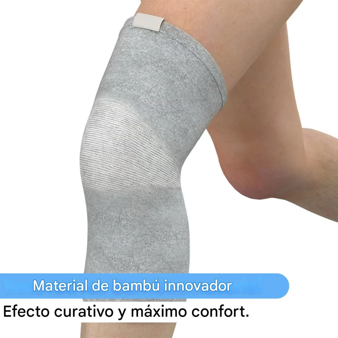 Rodillera de compresión con fibra de bambú