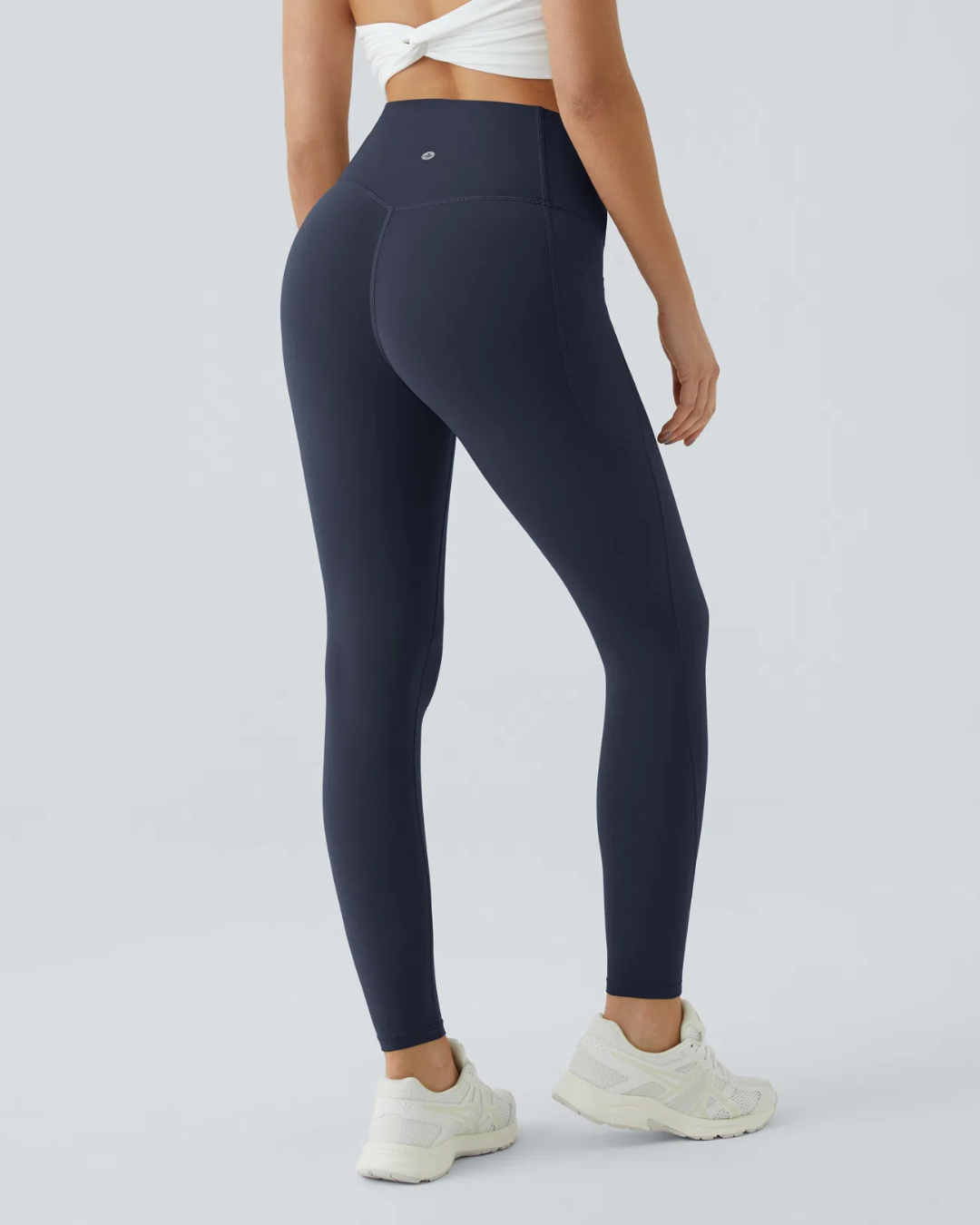 Leggings Moldeadores con Cintura Alta, Control Abdominal y Bolsillos Laterales para Entrenamiento