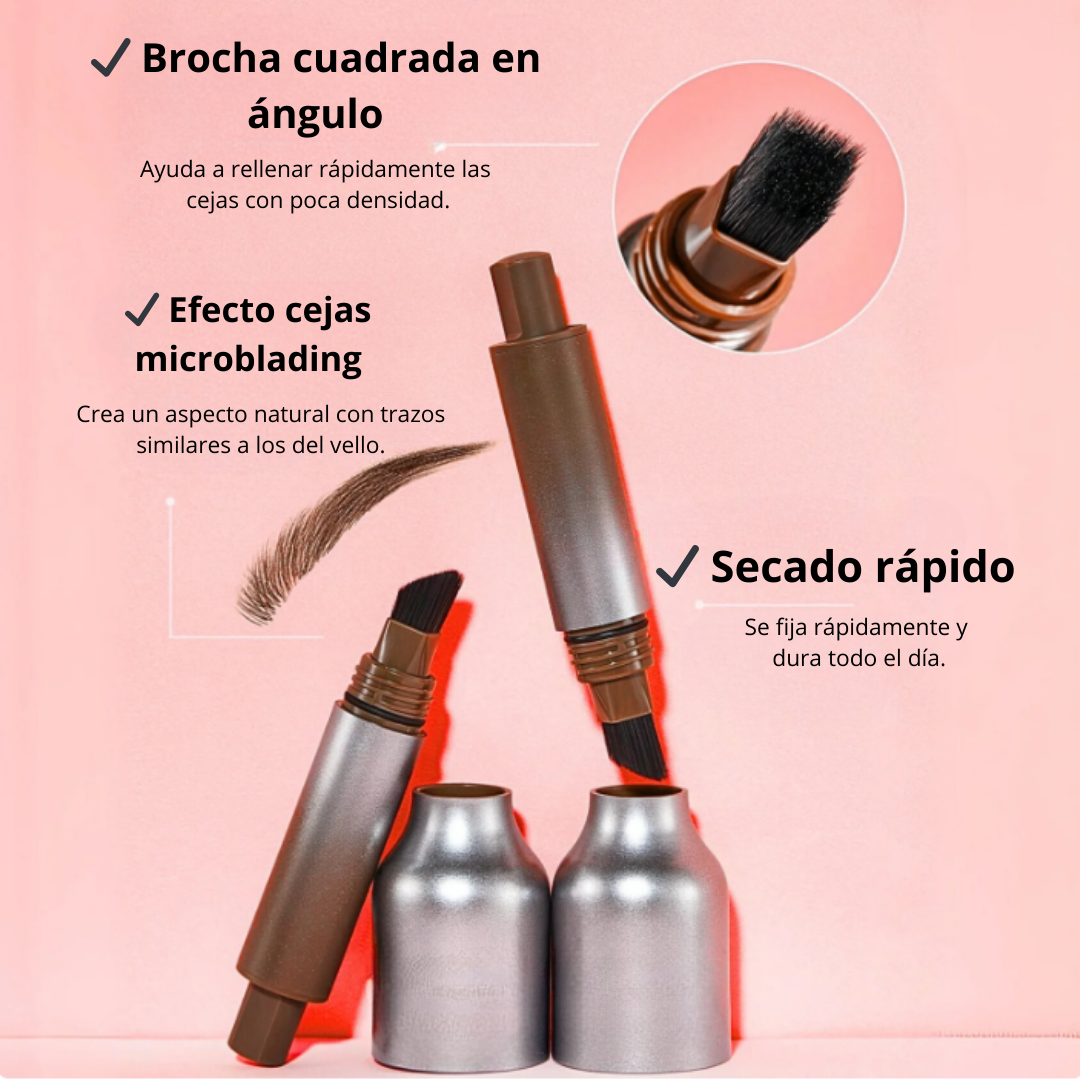 Delineador de Cejas Resistente al Agua con Aplicador de Precisión (OFERTA 2X1)