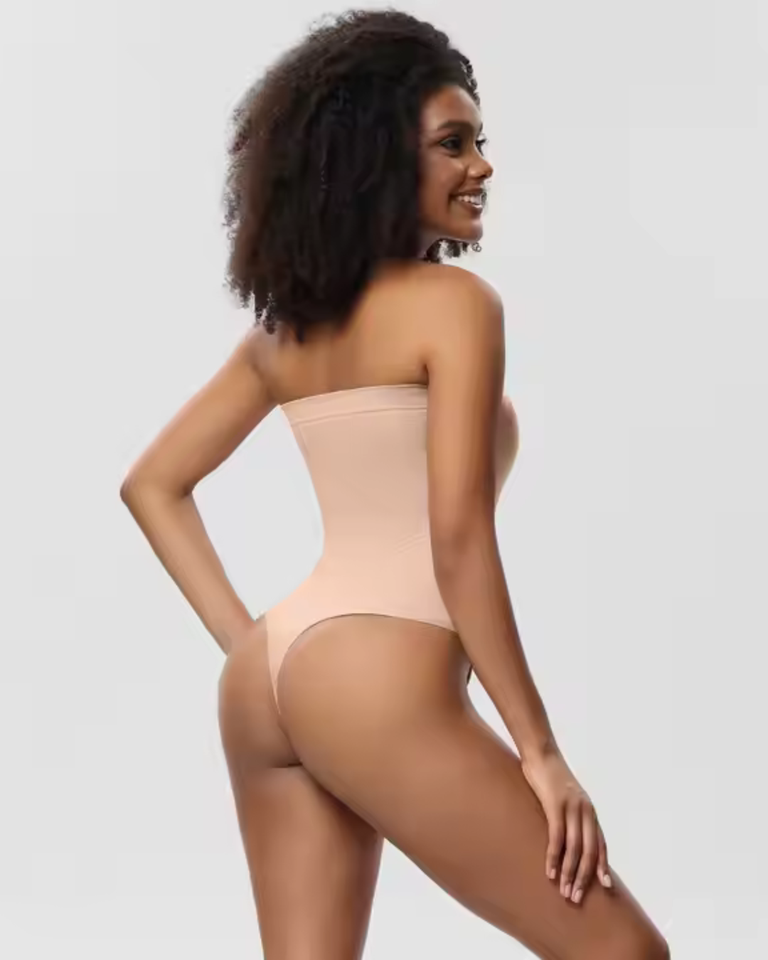 Body sin Tirantes para Mujer con Control del Vientre y Moldeado sin Costuras