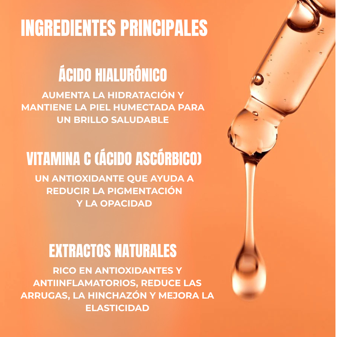 Serum Contorno de Ojos con Vitamina C + Ácido Hialurónico