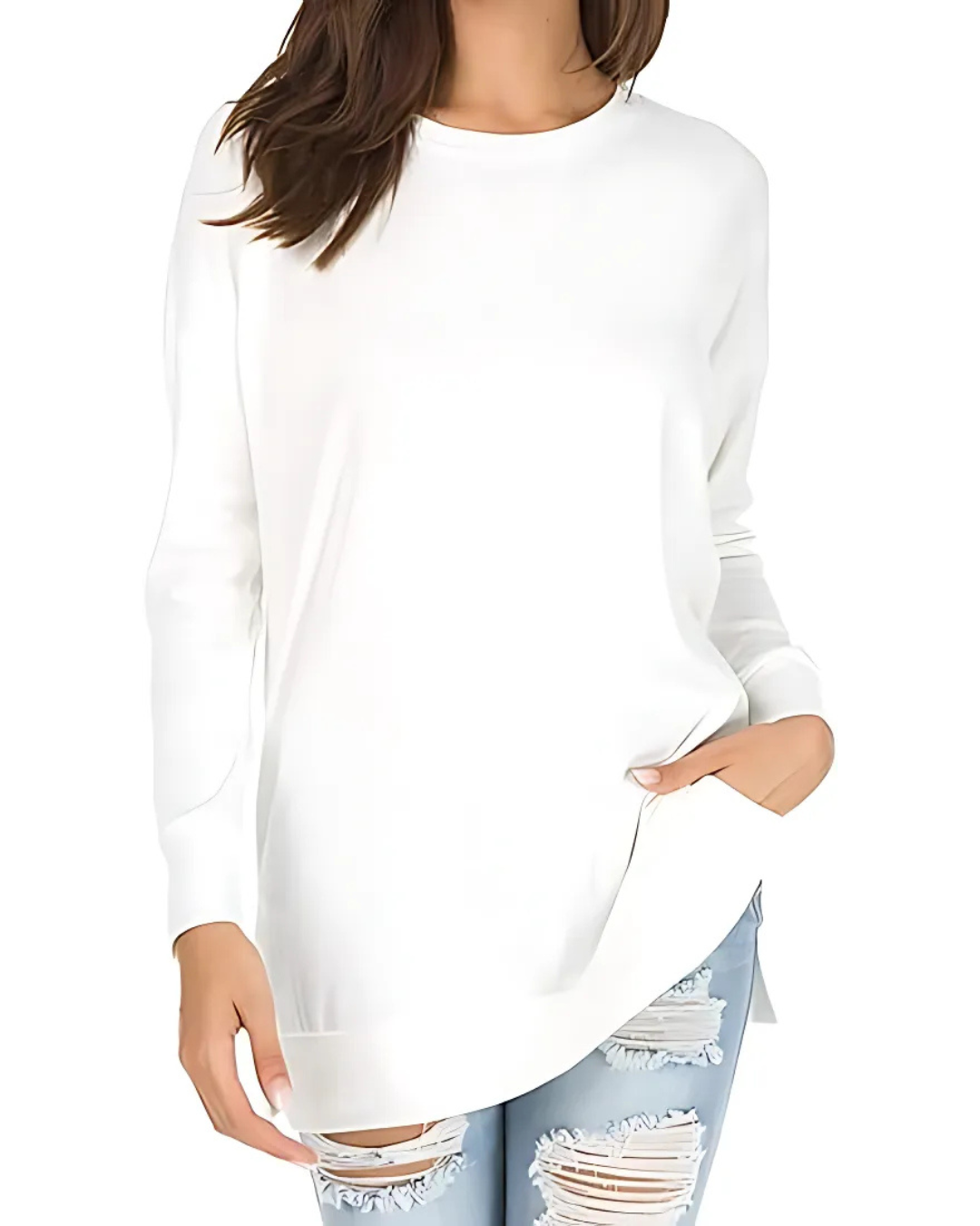 Jersey de Manga larga y Corte holgado para un Estilo Casual y Cómodo
