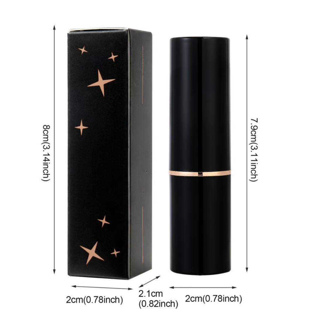 Barra Labial con Brillo de Labios de Diamante Resistente al Agua y con Purpurina (OFERTA 2X1)