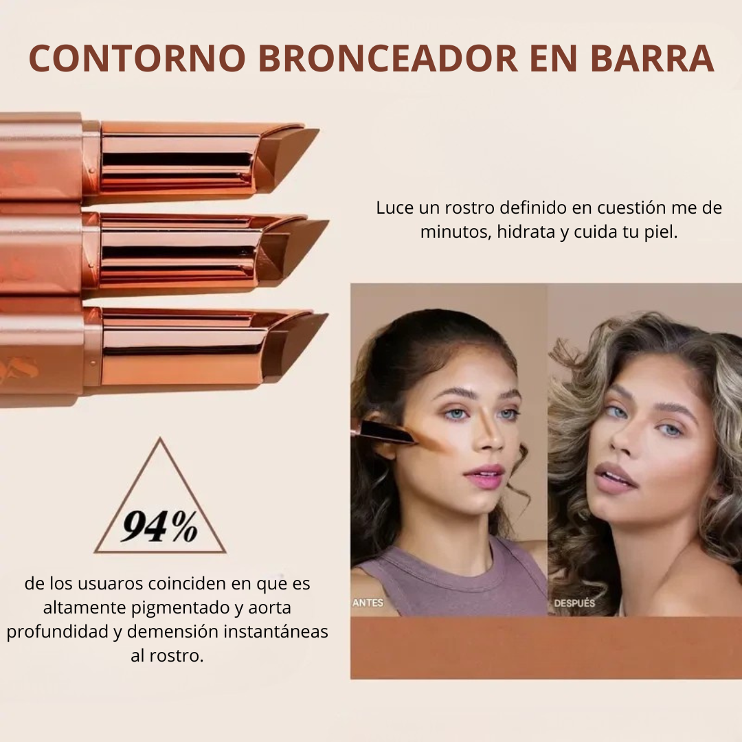 Bronceador en Barra con Efecto Luminoso (OFERTA 2X1)