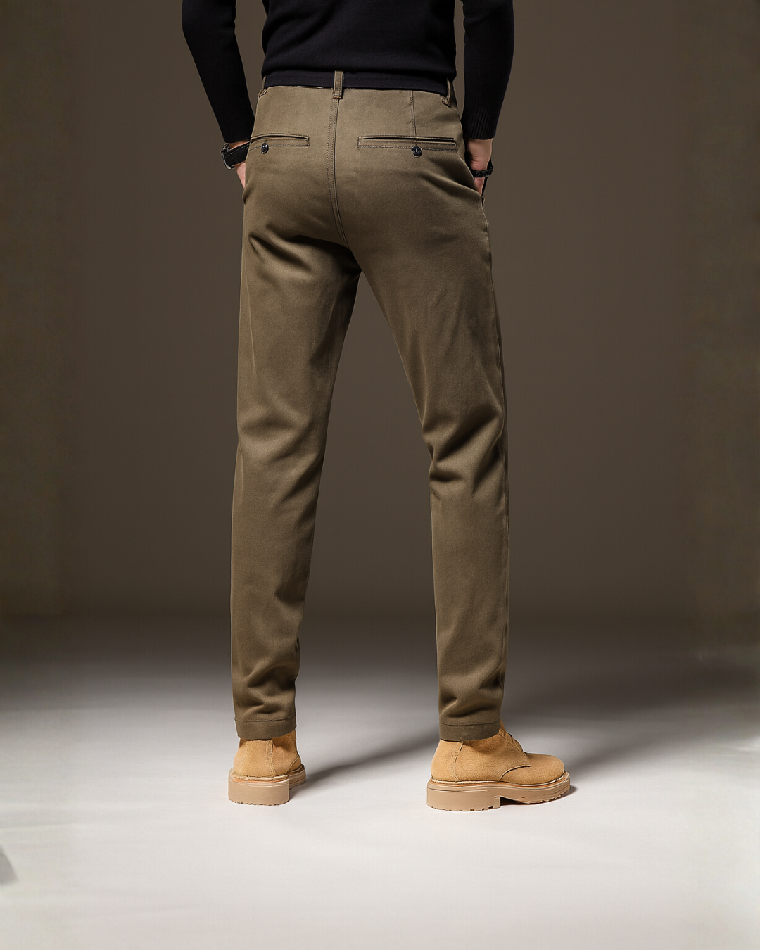 Pantalón de Corte Recto y Slim para Hombre