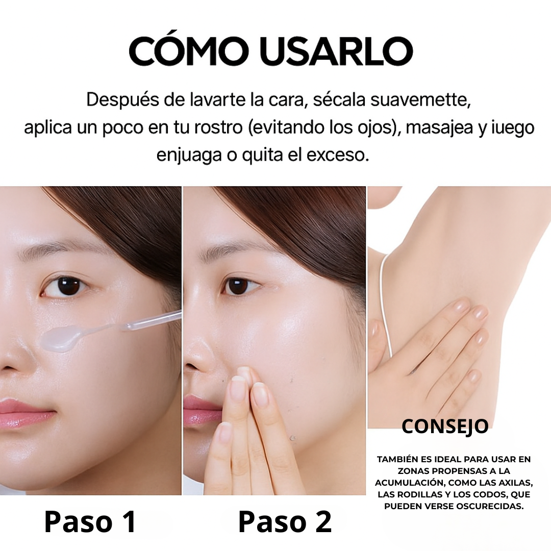 Suero Facial de Arroz para Exfoliación Suave y Luminosidad Natural (OFERTA 2X1)