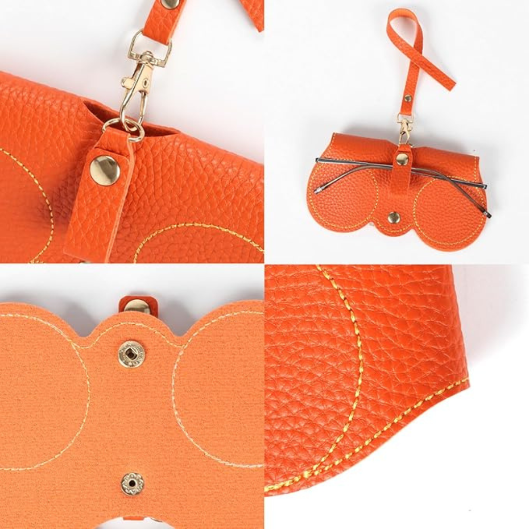 Estuche de Cuero para Gafas