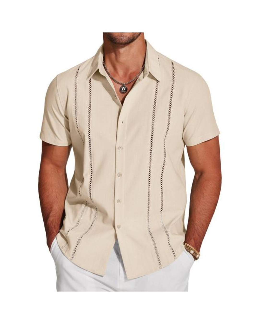 Camisa Guayabera de Lino Cubano para Hombre Frescura y Estilo Atemporal