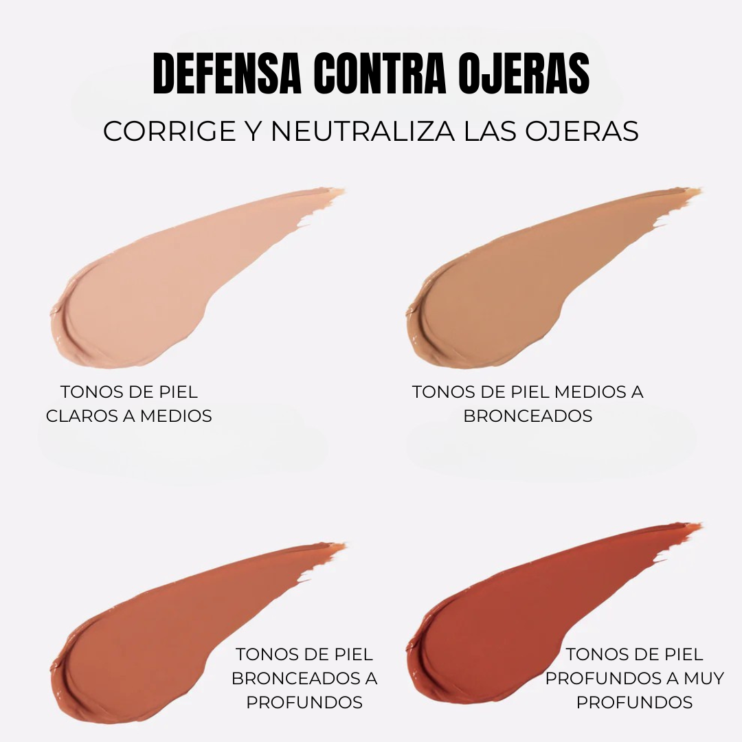 Corrector de Ojeras con Cobertura Total e Hidratante (OFERTA 2X1)