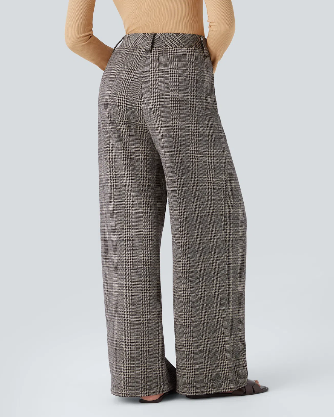 Pantalón de Pierna Ancha con Estampado para Mujer