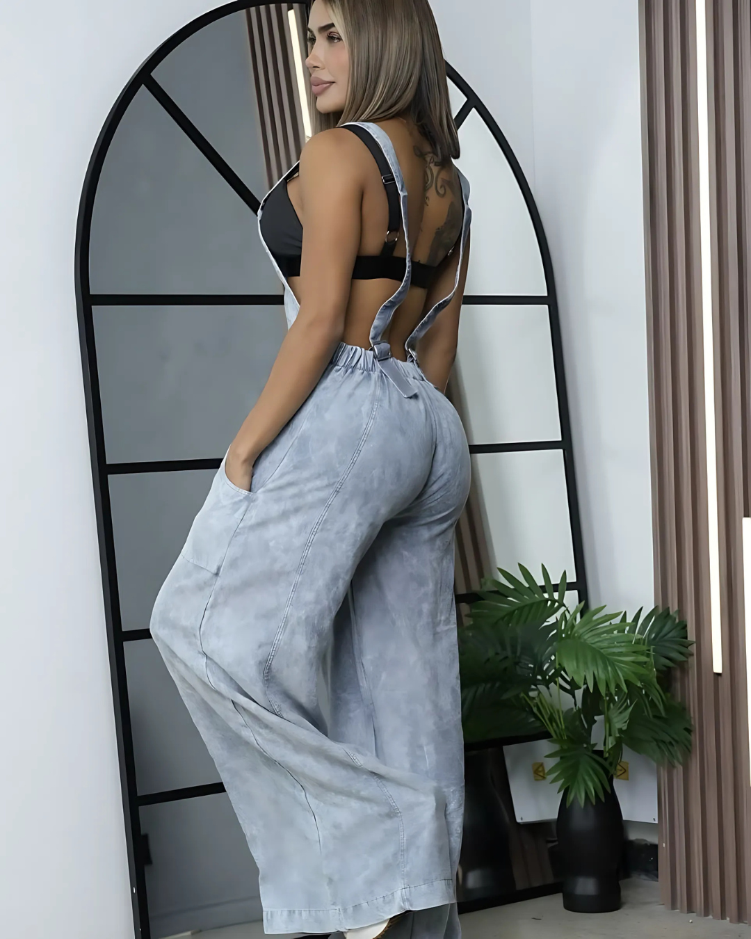 Mono casual de pierna ancha para Mujer