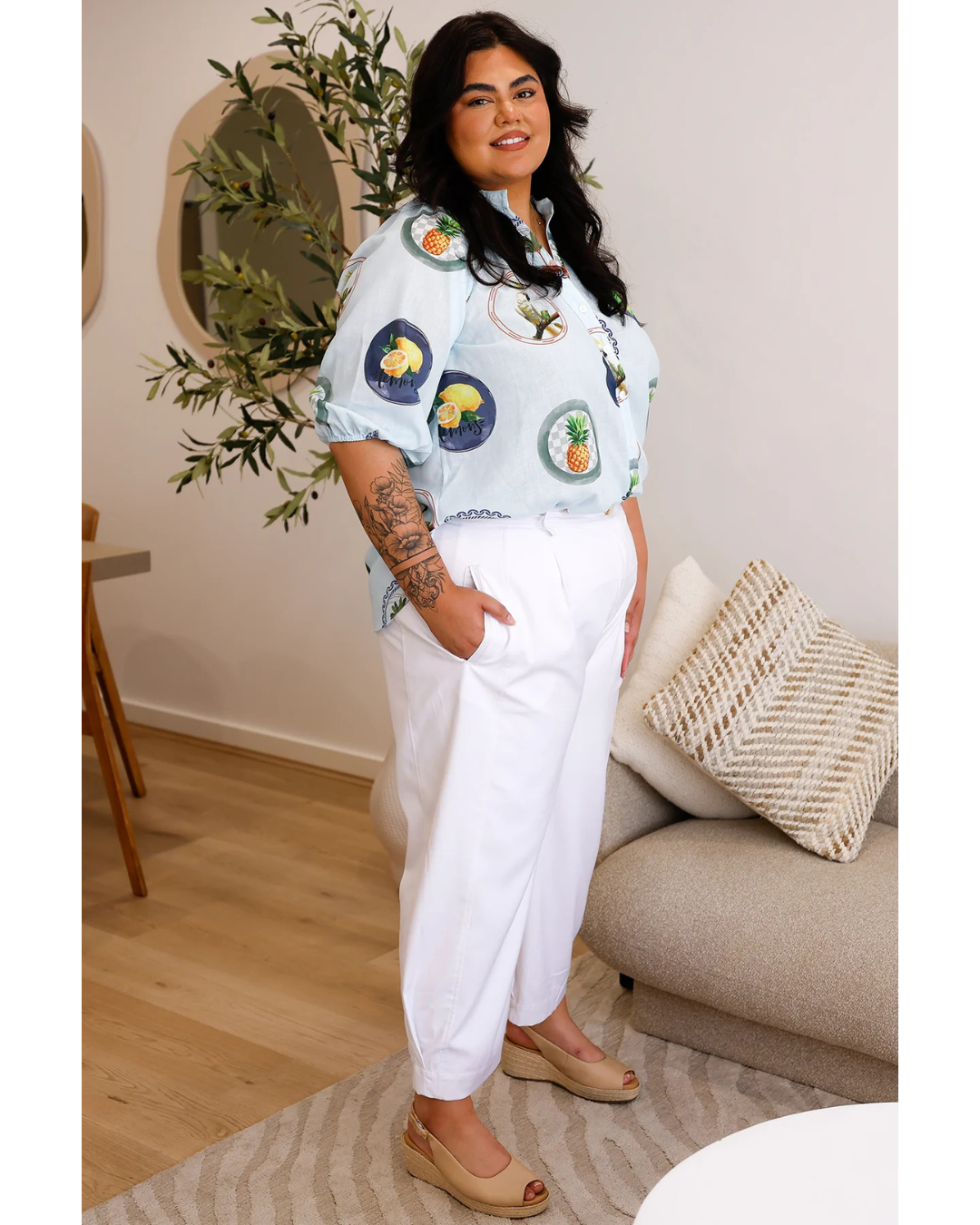 Pantalón Ajustado de Verano para Mujer