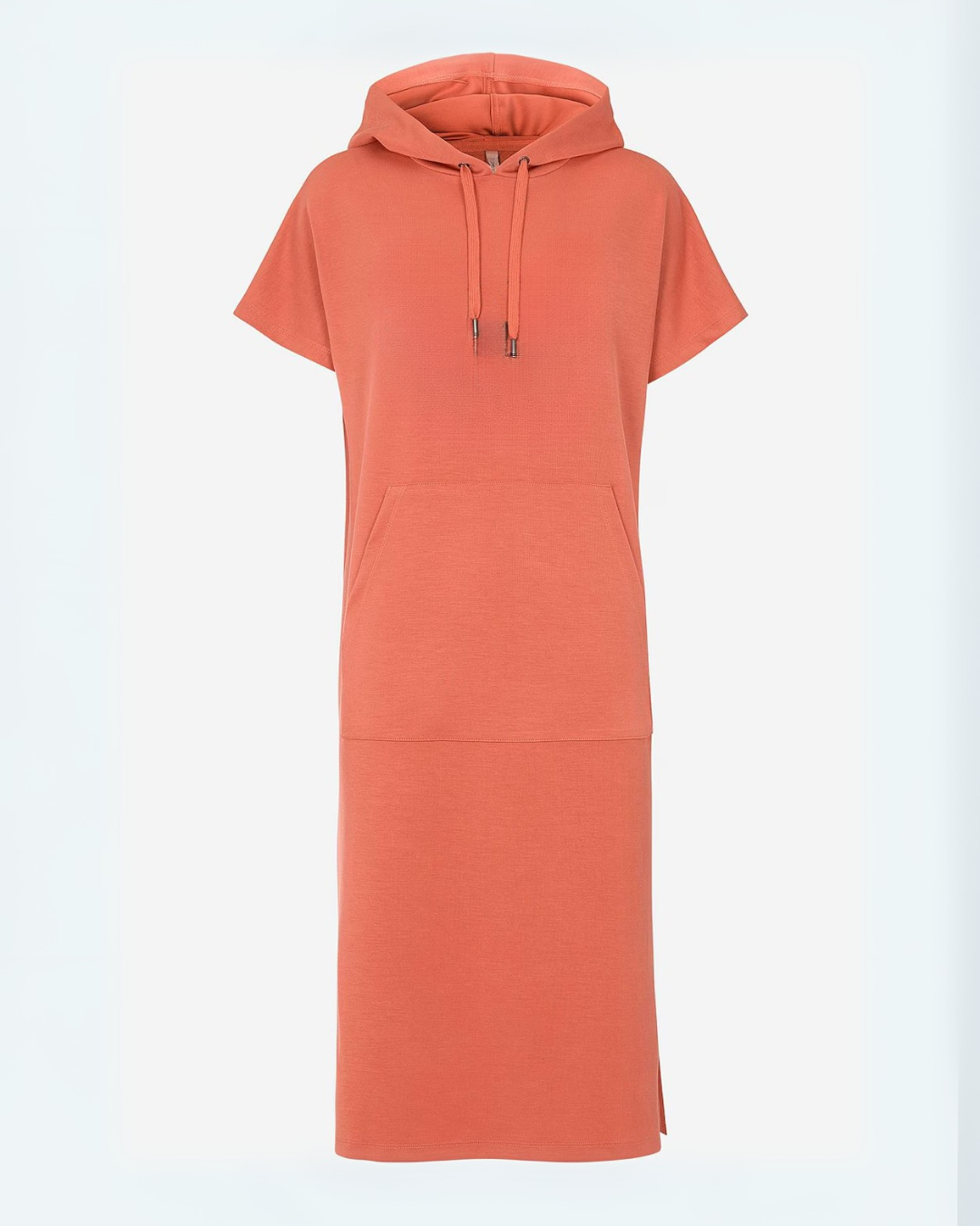 Vestido casual largo con capucha