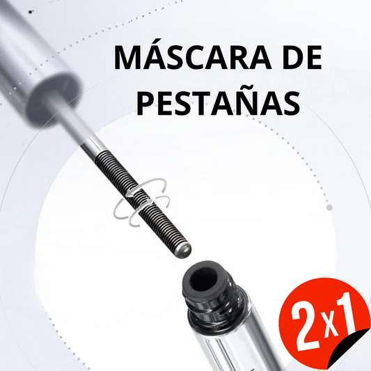 Máscara de Pestañas Voluminizadora Efecto Lifting Natural (OFERTA 2X1)