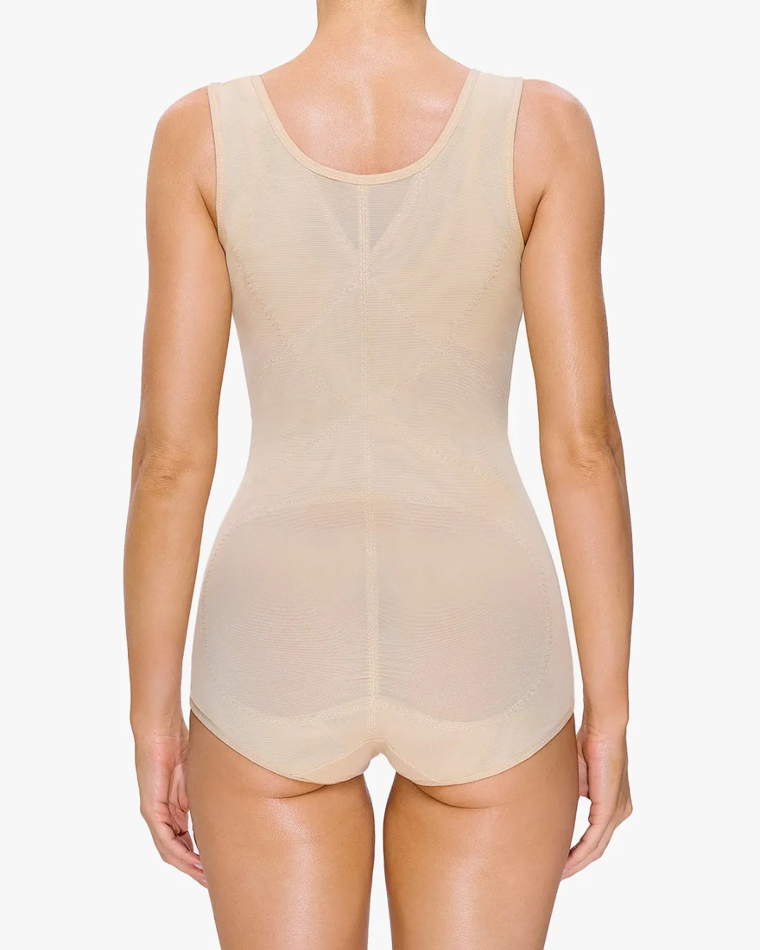 Faja de Abdominoplastia de Malla Triangular para Mujer