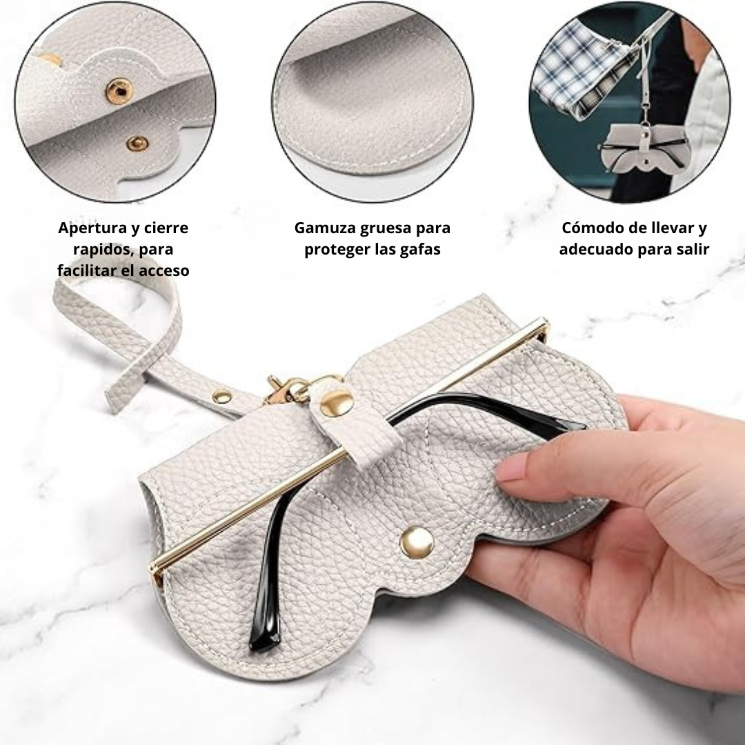 Estuche de Cuero para Gafas