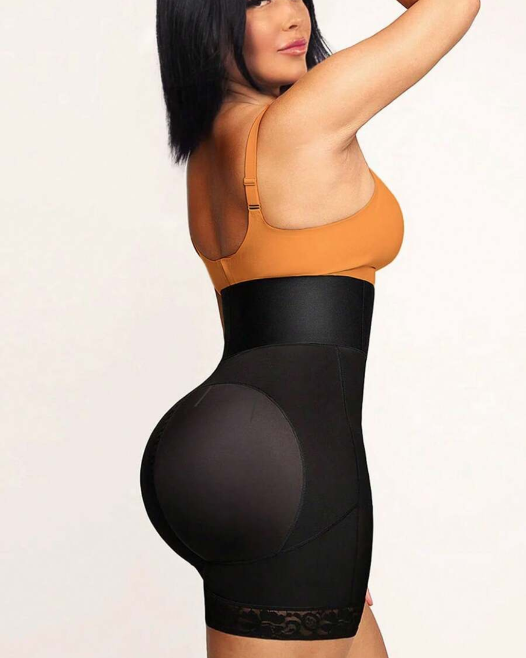 Faja de Talle Alto con Encaje y Corchetes para Mujer (2X1 OFERTA)