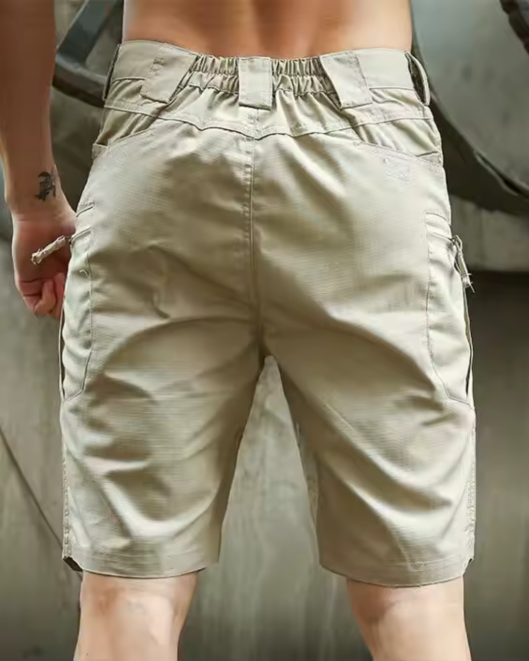 Pantalón Corto Táctico Multibolsillos para Hombre