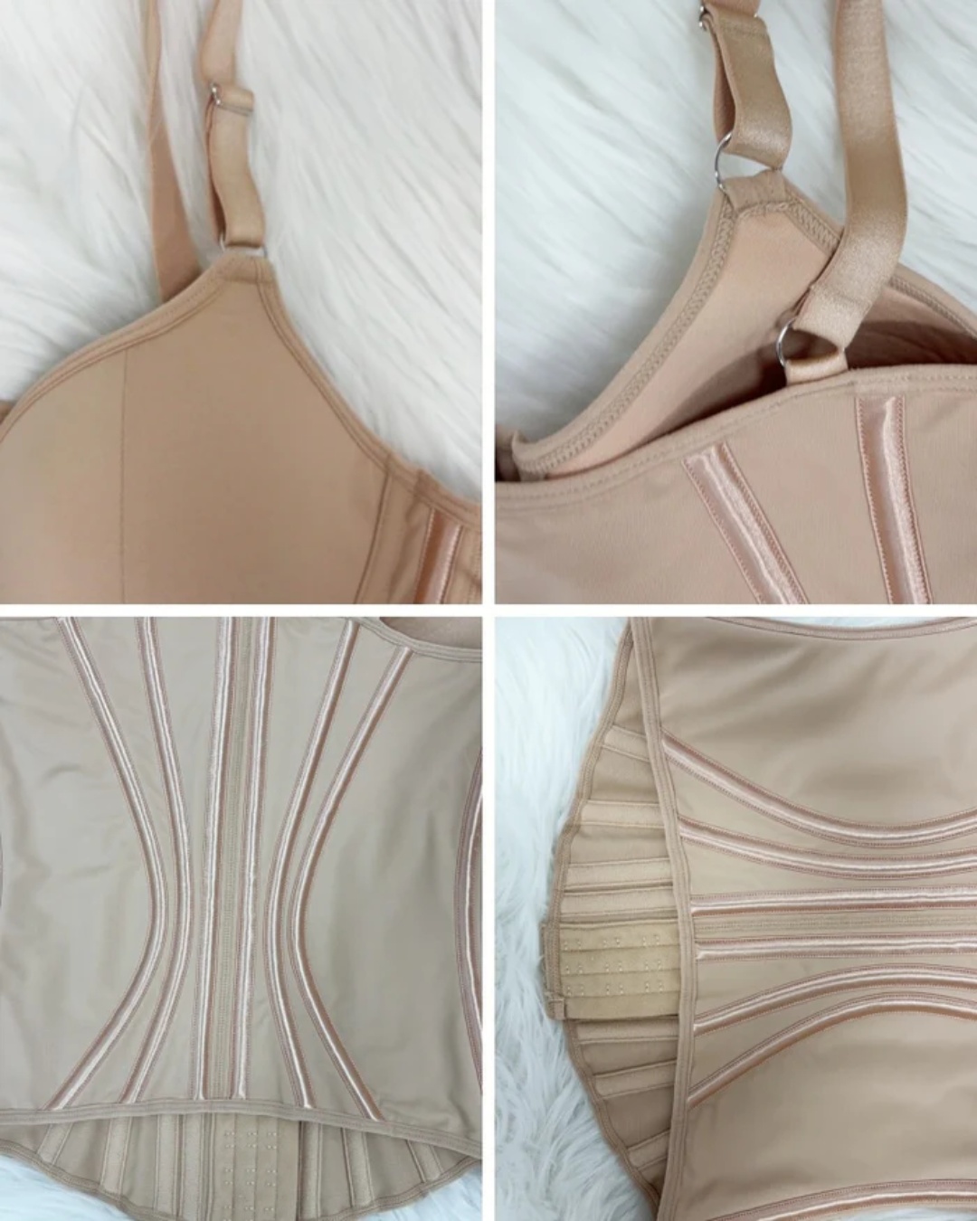 Faja colombiana estilo corsé con refuezo para mayor control abdominal