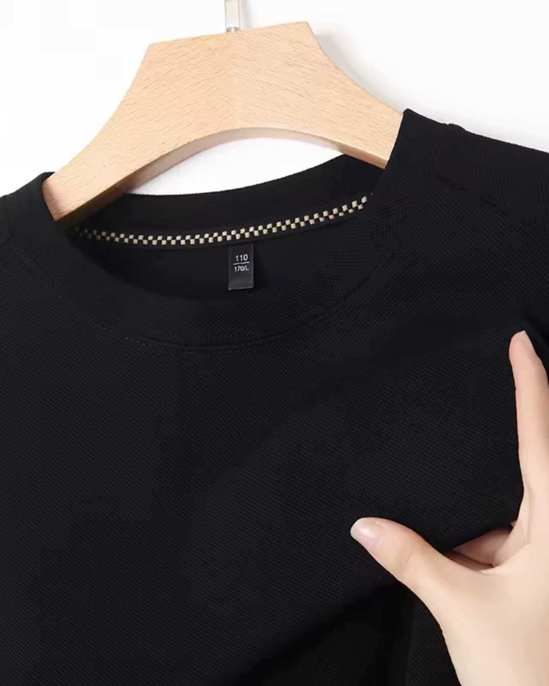 Jersey Manga Larga Elegante de Tejido Elástico para Hombre