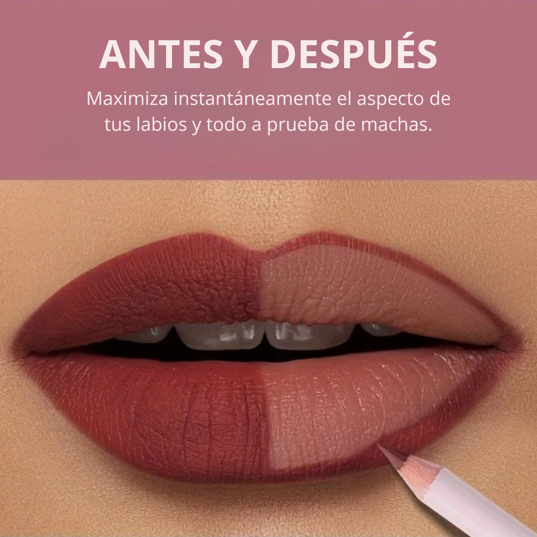 Set de Lápiz Labial y Delineador de Labios (OFERTA 2X1)
