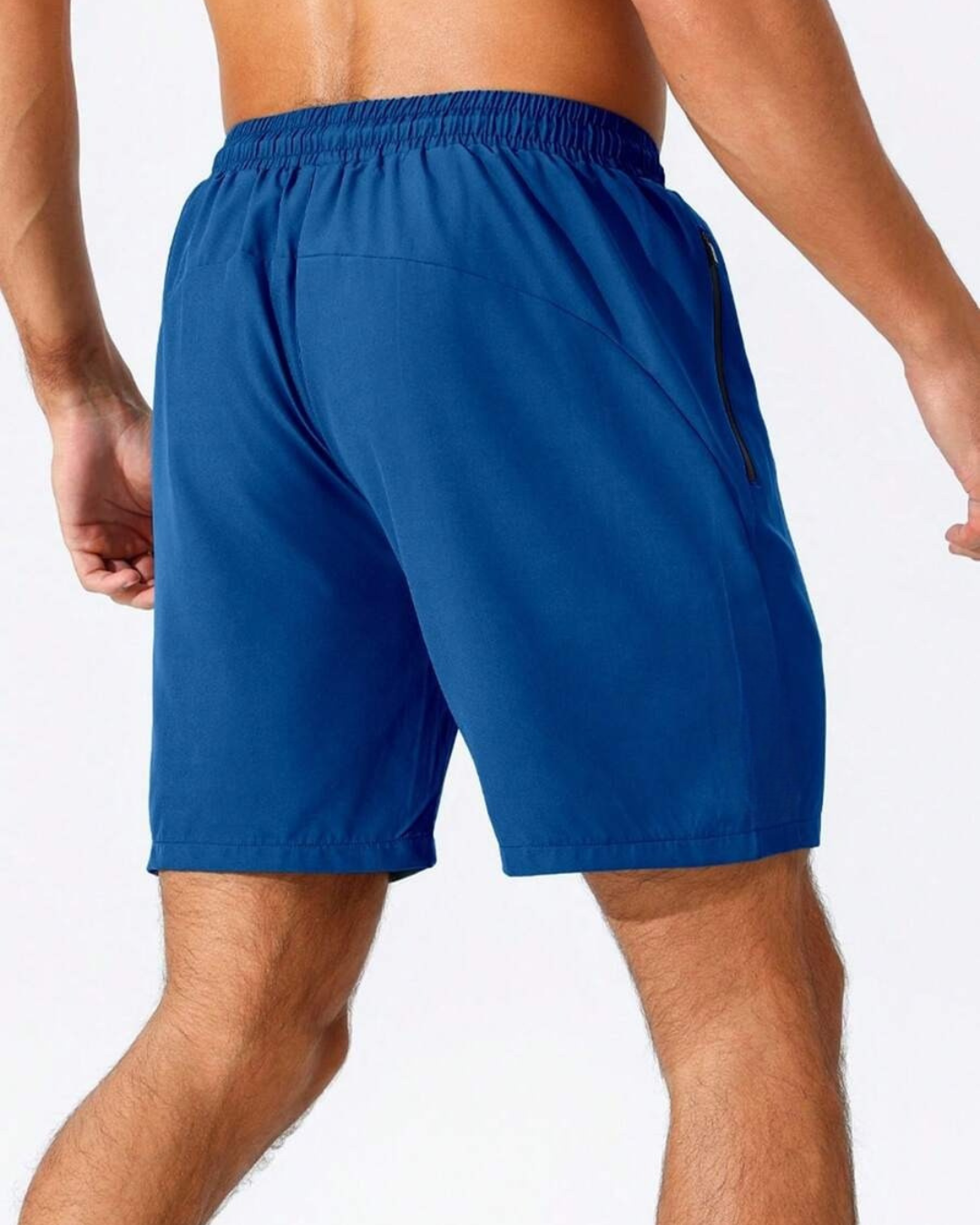 Pantalones cortos deportivos con cordón ajustable para hombre