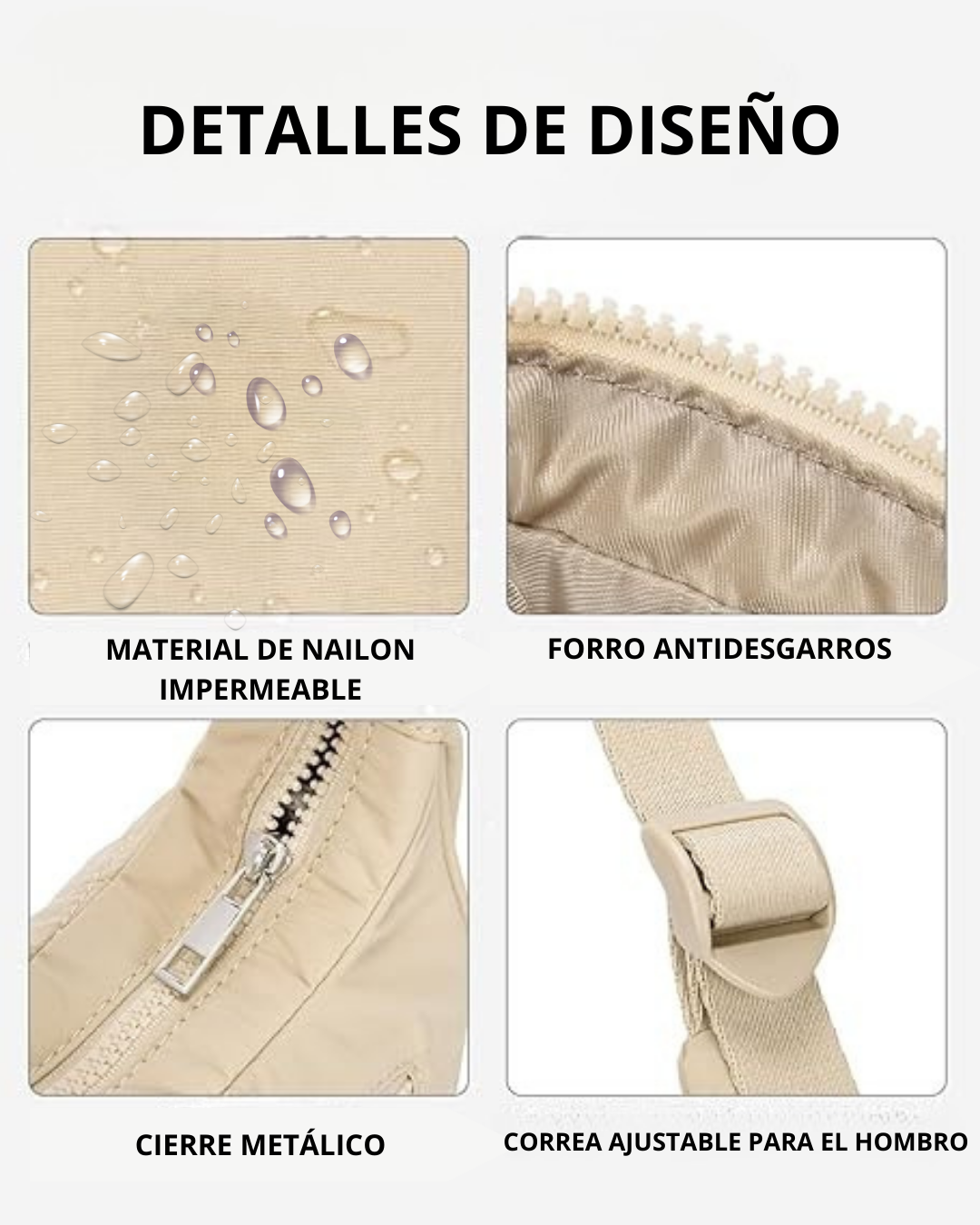 Bolso Bandolera Acolchado de Diseño para Mujer