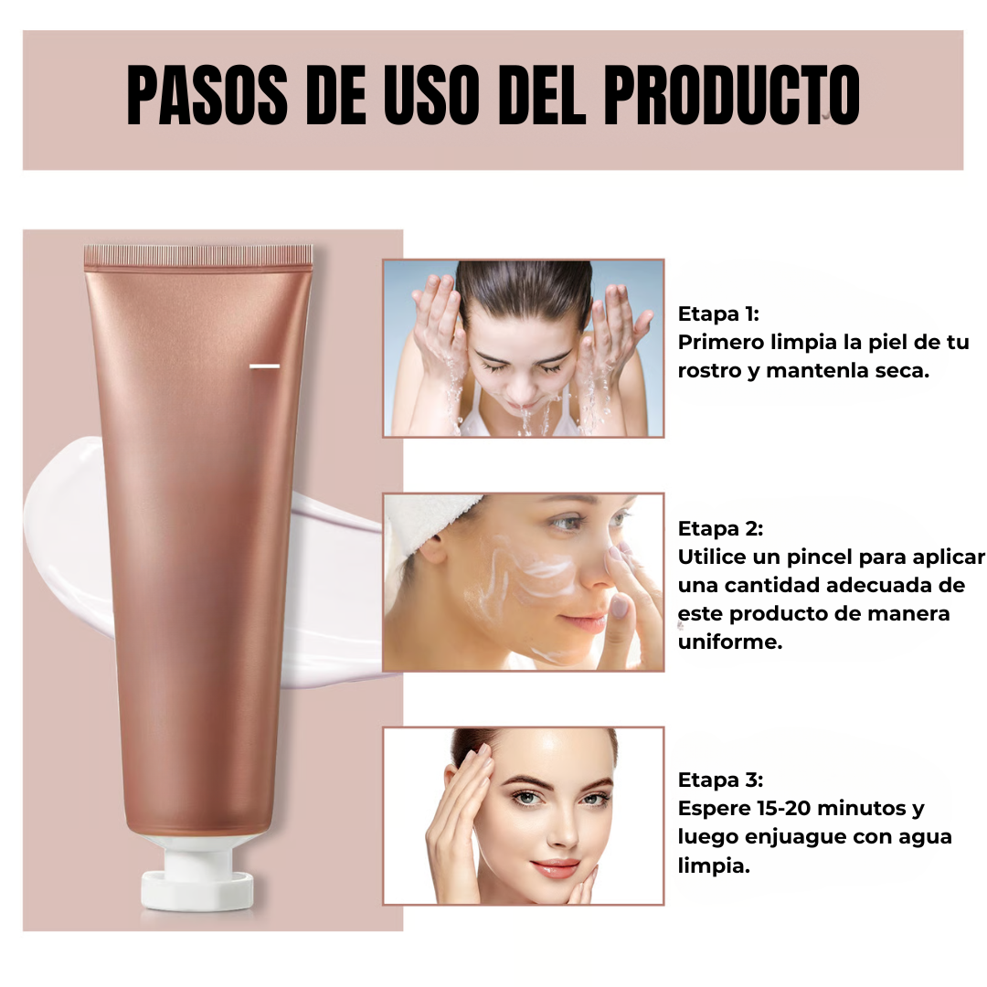 Máscara de Colágeno iluminadora con Pincel Aplicador (OFERTA 2X1)