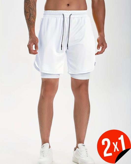 Pantalones cortos deportivos para hombre (OFERTA 2X1)