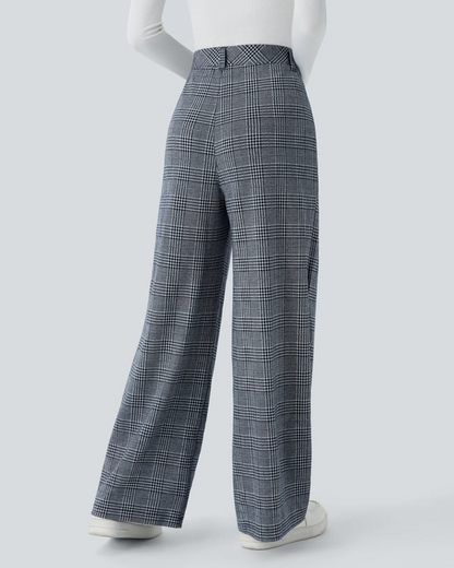 Pantalón de Pierna Ancha con Estampado para Mujer